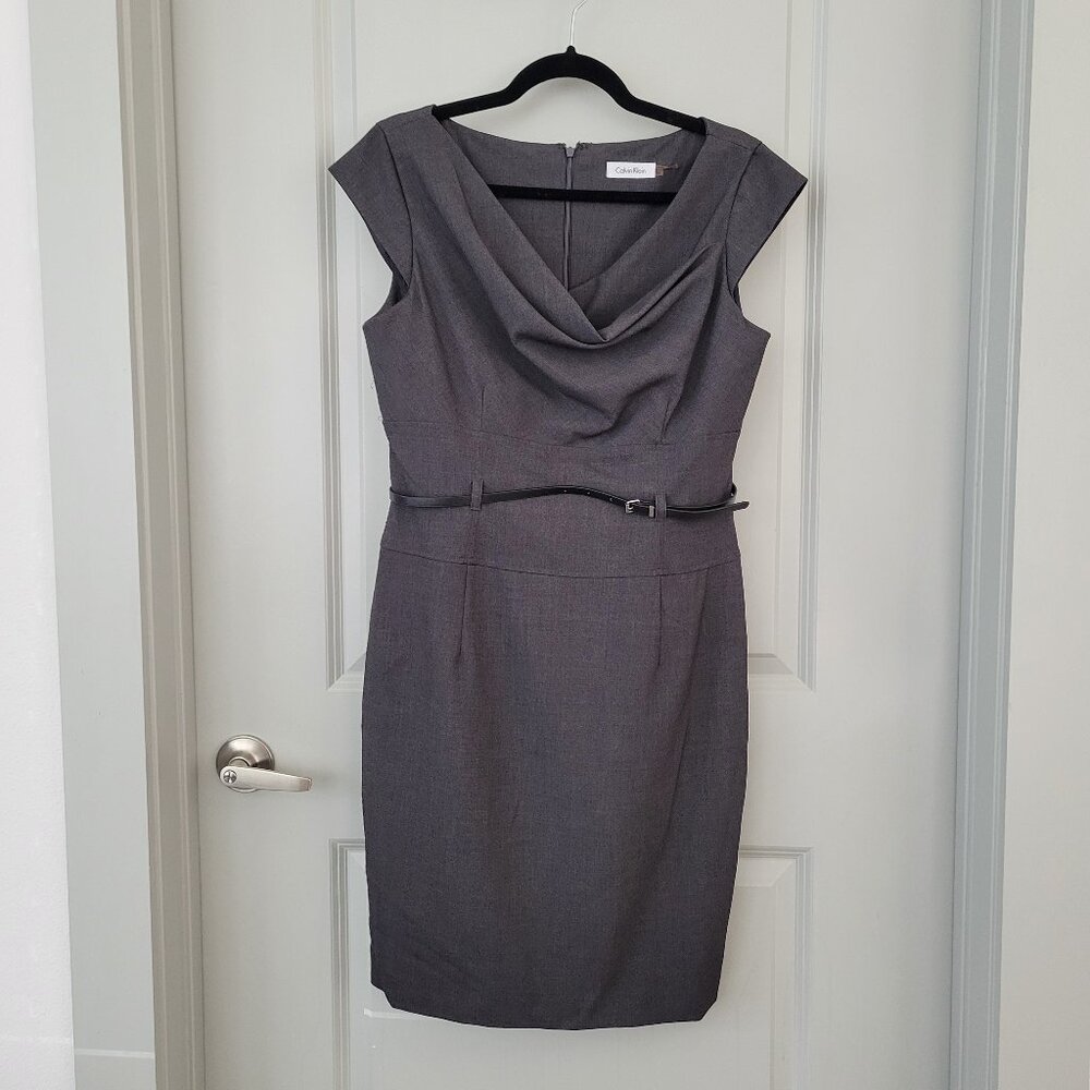 Calvin Klein Gray Dress
